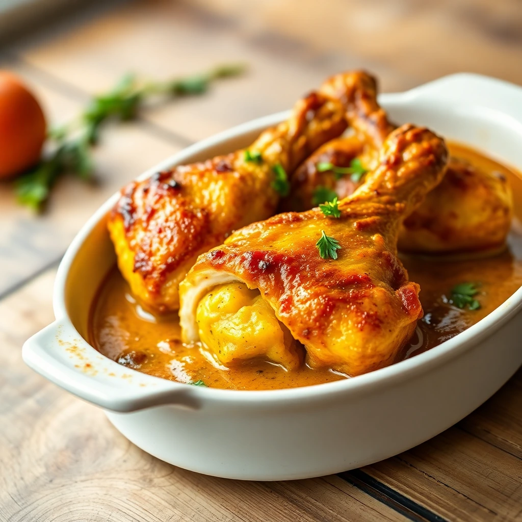Ailes de poulet Curry-coco