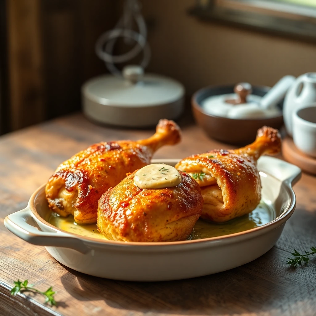 Ailes de poulet Moutarde à l’ancienne