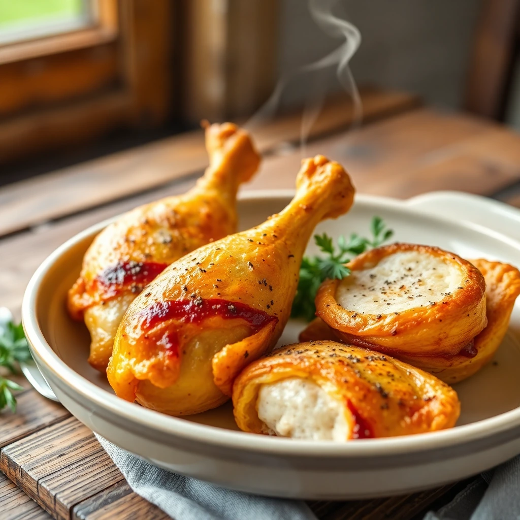 Ailes de poulet Romarin-ail