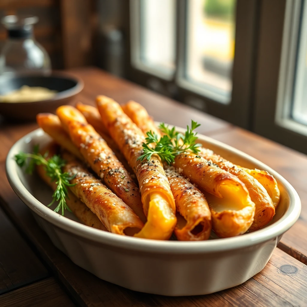 Asperges rôties Ail & parmesan