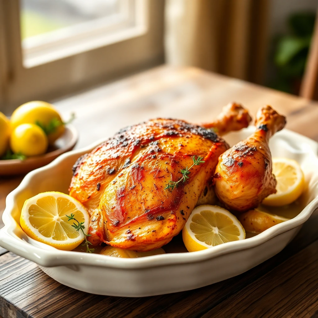Blanc de poulet citron & romarin