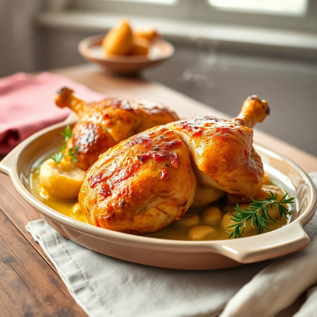 Blanc de poulet Moutarde à l’ancienne