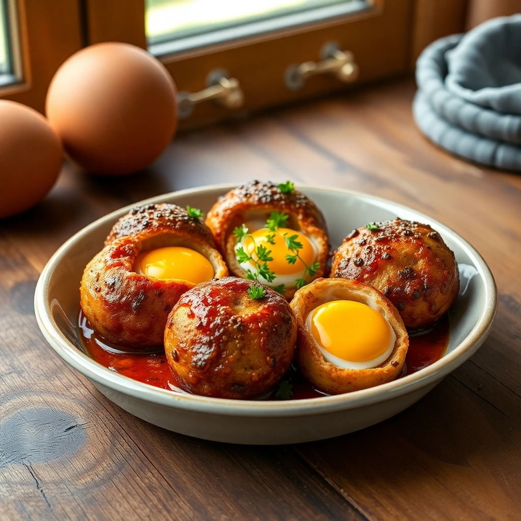 Boulettes de bœuf Coréen gochujang