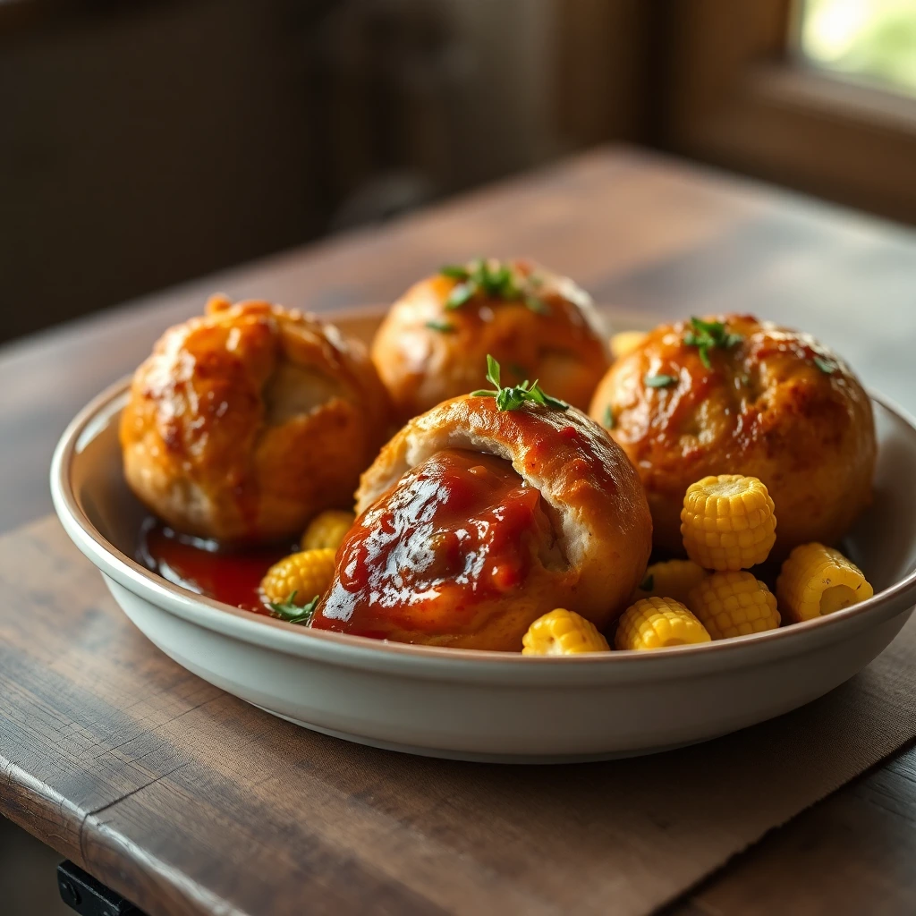 Boulettes de dinde BBQ fumé