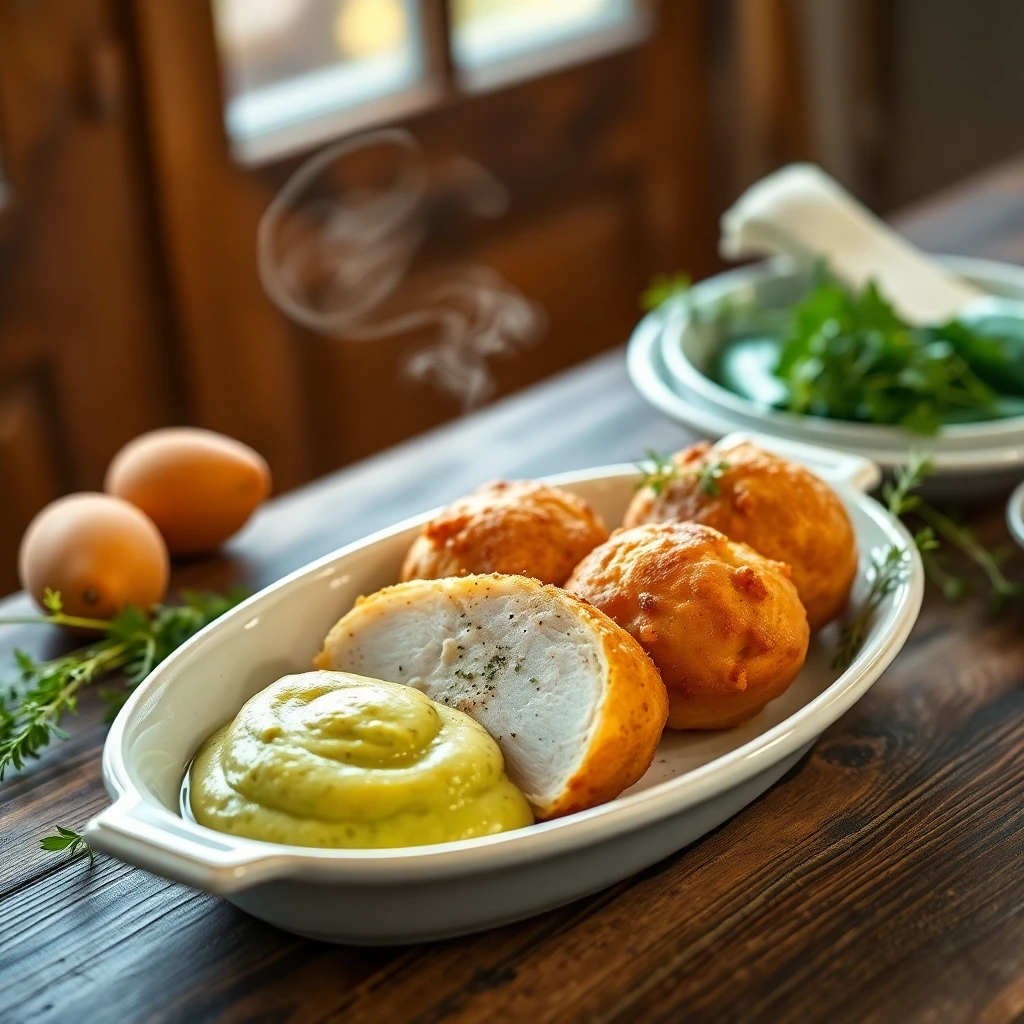Boulettes de dinde Moutarde à l’ancienne