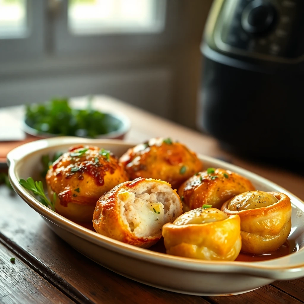 Boulettes de poulet Ail & parmesan
