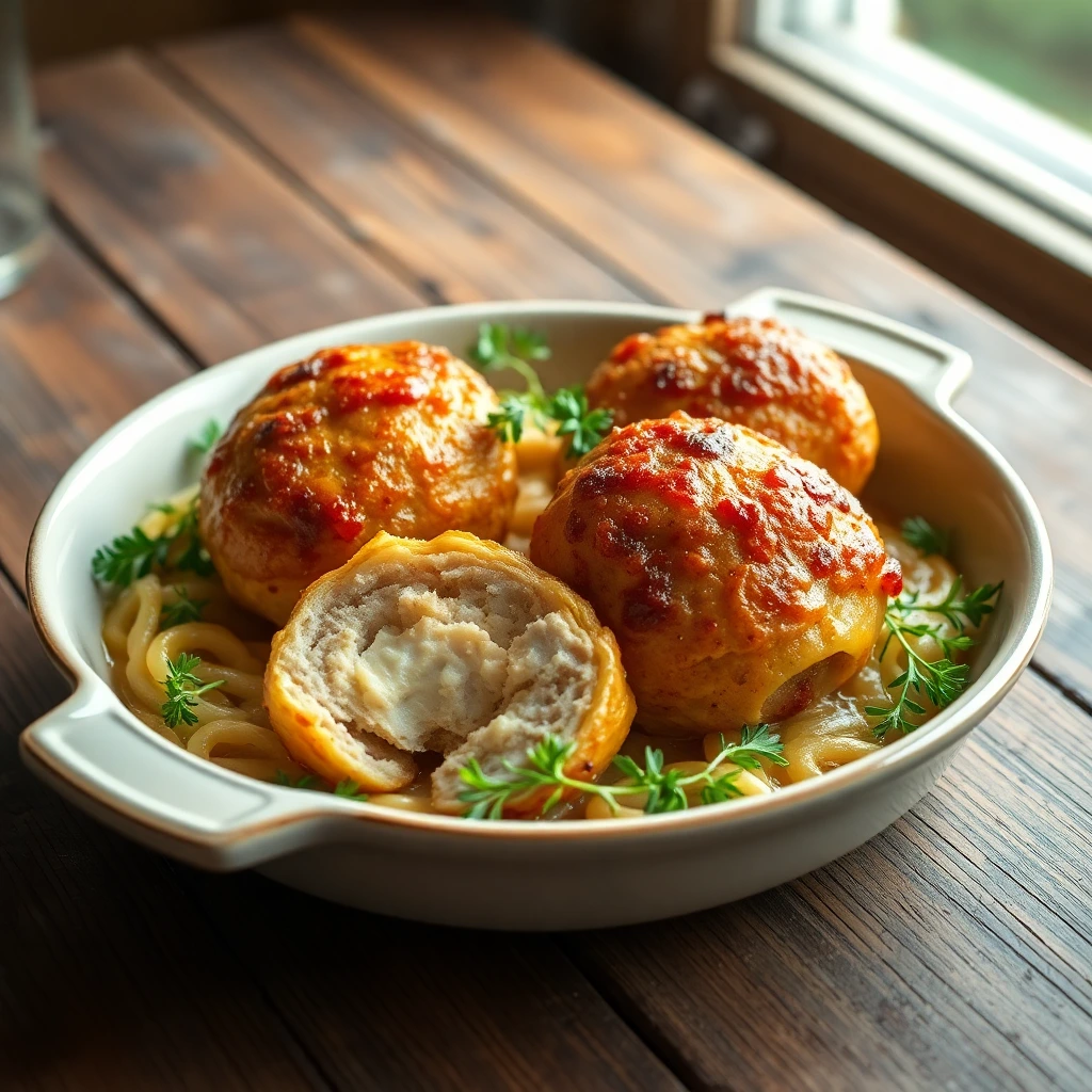 Boulettes de poulet Balsamique-miel