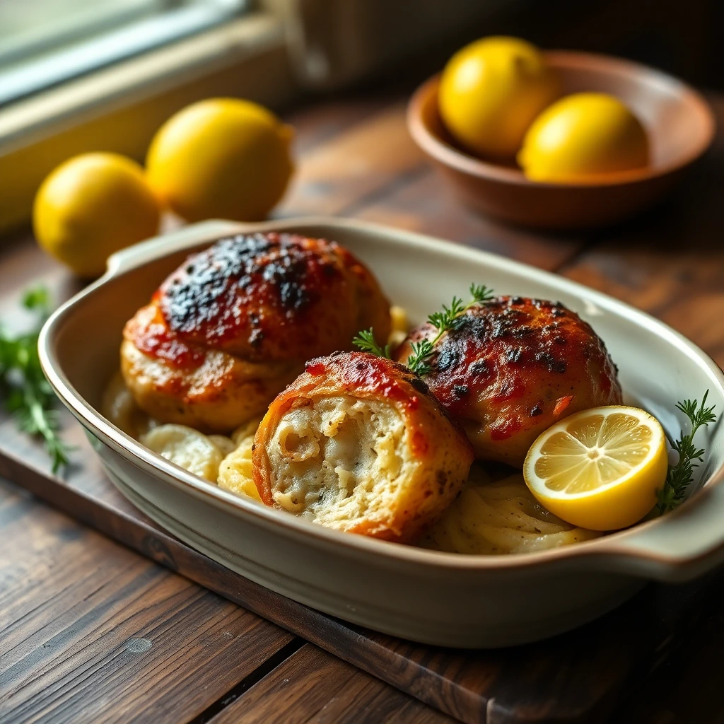 Boulettes de poulet Citron & herbes