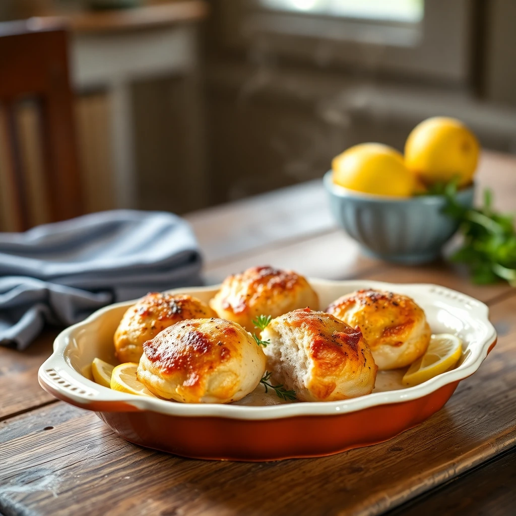 Boulettes de poulet Citron-poivre