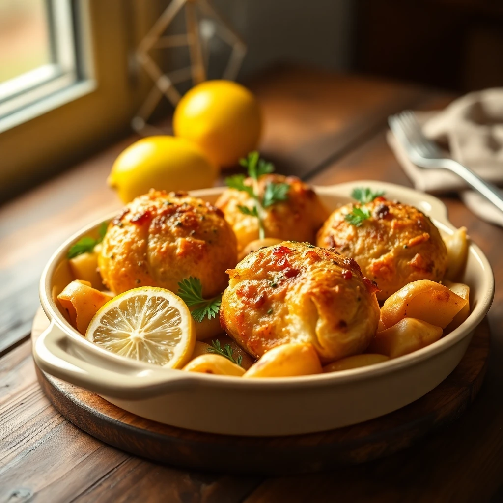 Boulettes de poulet Citron vert & coriandre