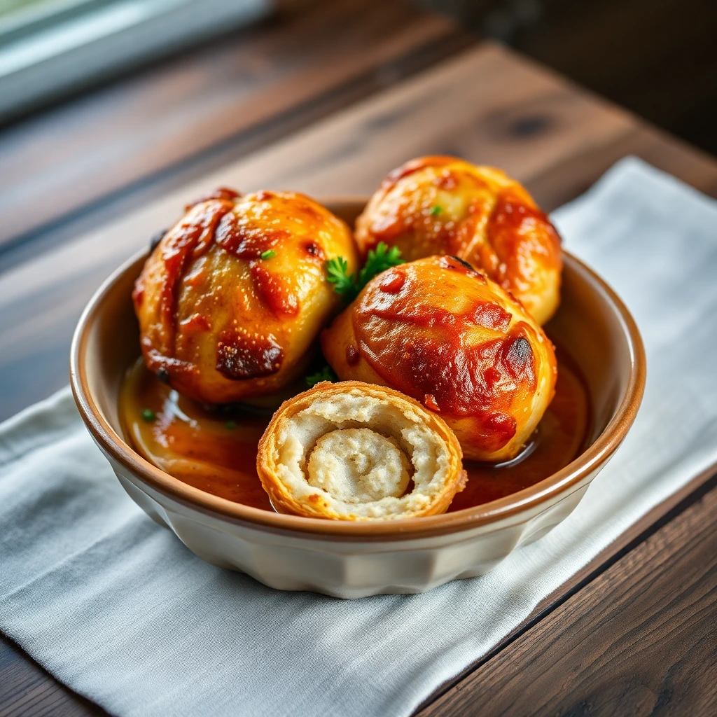Boulettes de poulet Coréen gochujang