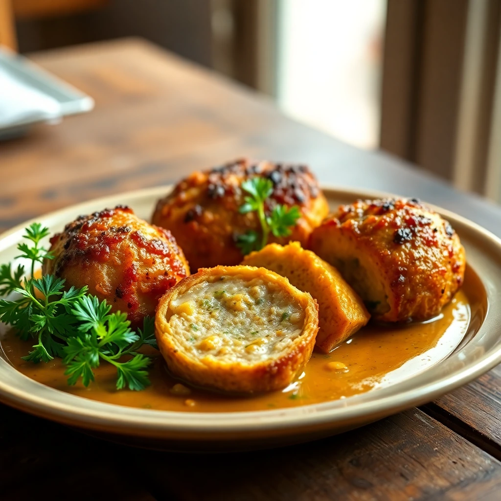 Boulettes de poulet Curry-coco