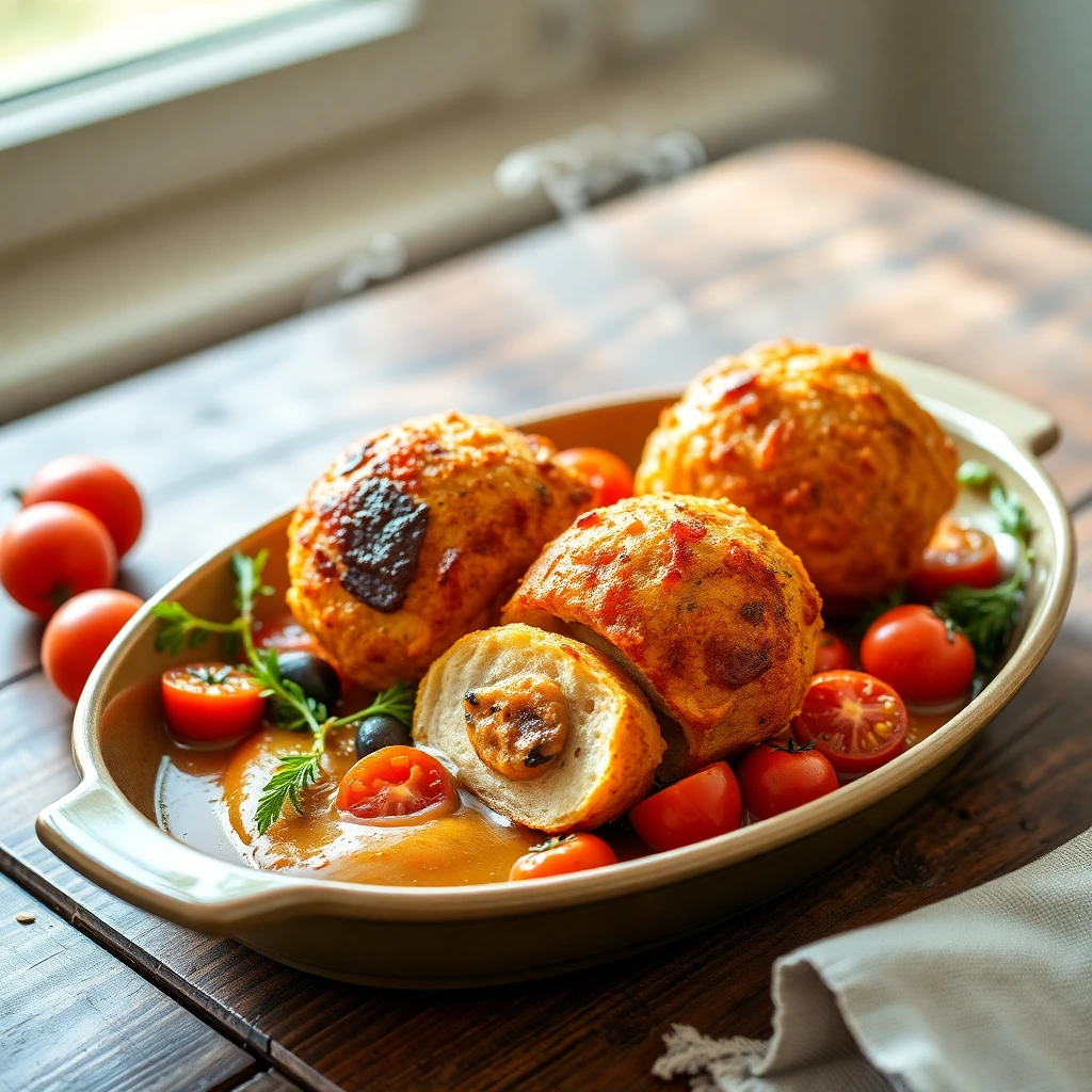 Boulettes de poulet Méditerranéen