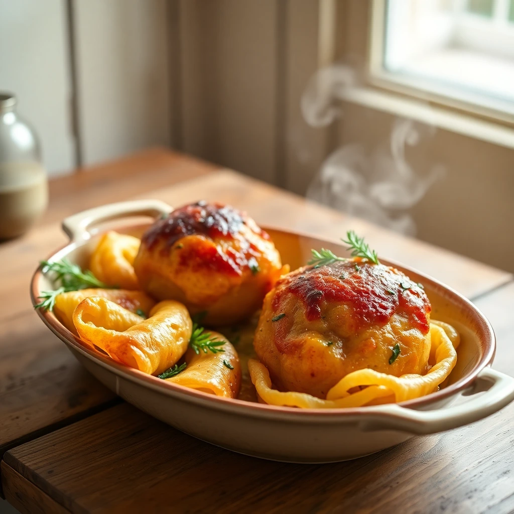 Boulettes de poulet Miel-moutarde