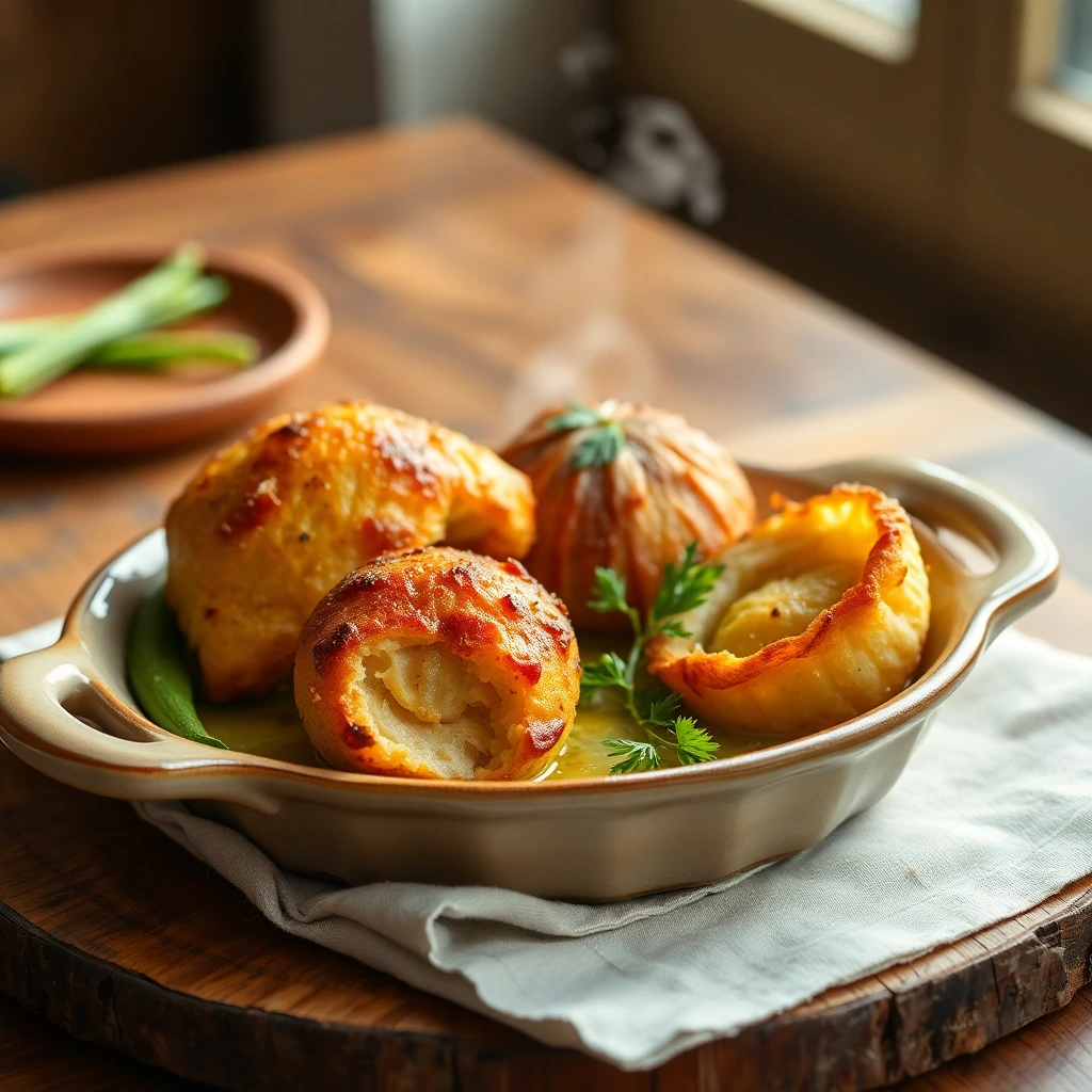 Boulettes de poulet Moutarde à l’ancienne