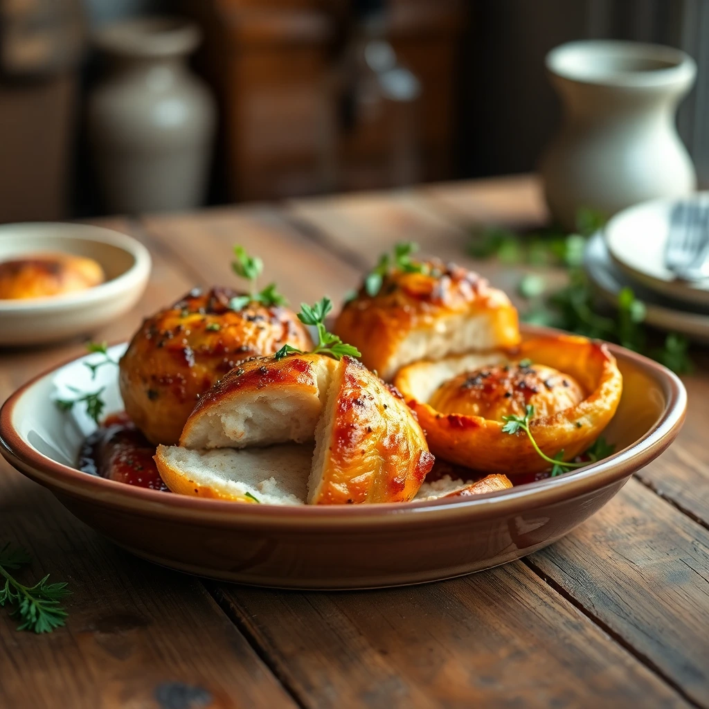 Boulettes de poulet nature