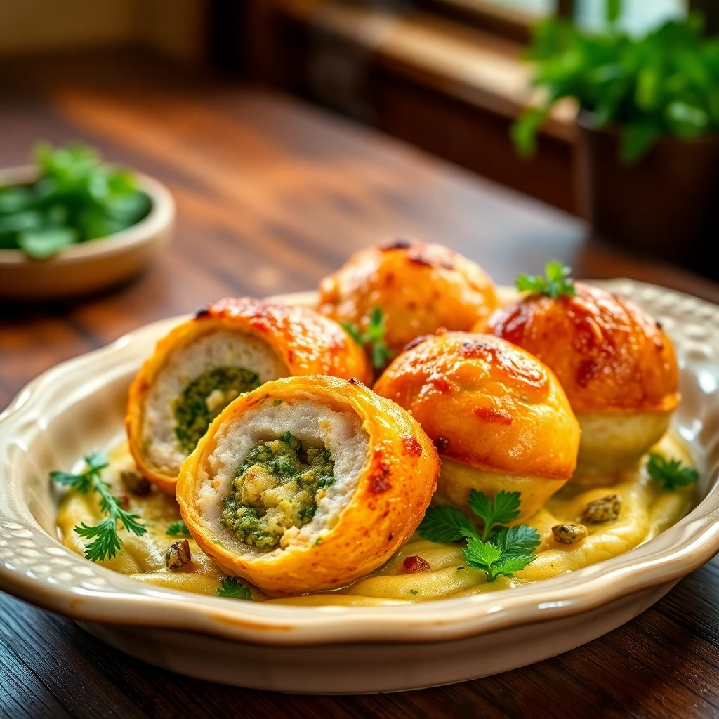Boulettes de poulet Pesto