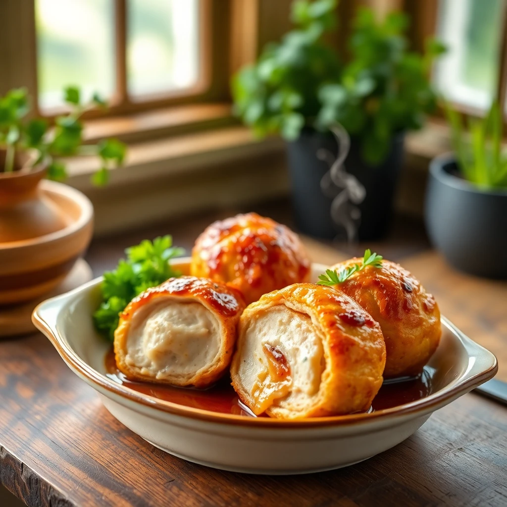 Boulettes de poulet Teriyaki