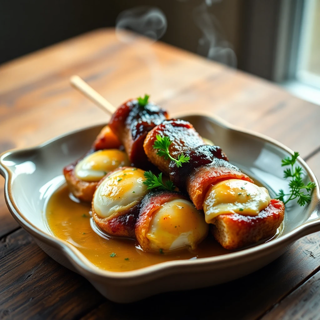 Brochettes de bœuf Balsamique-miel