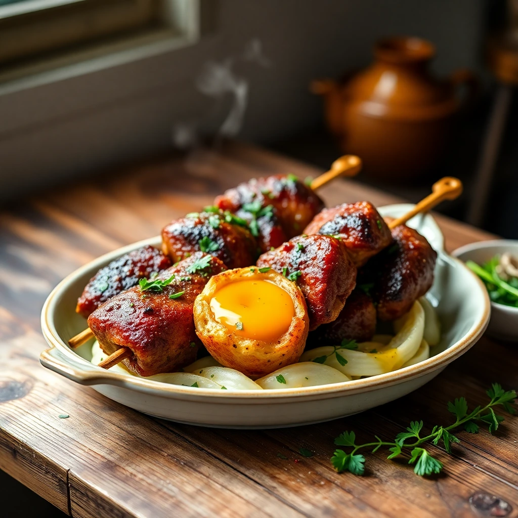 Brochettes de bœuf Chimichurri