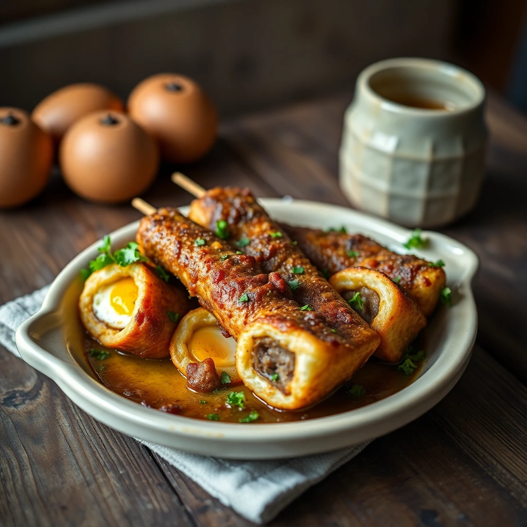 Brochettes de bœuf Garam masala