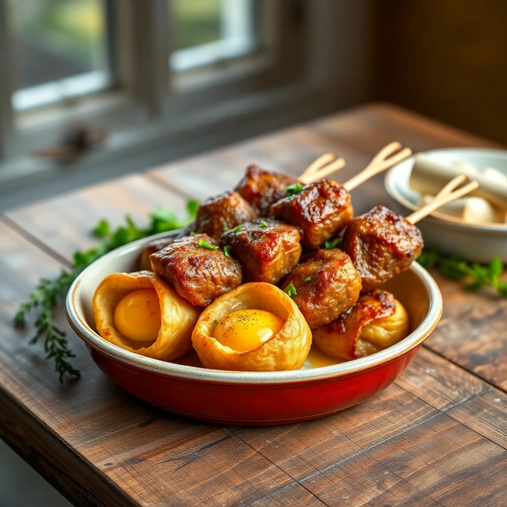Brochettes de bœuf Gingembre-soja
