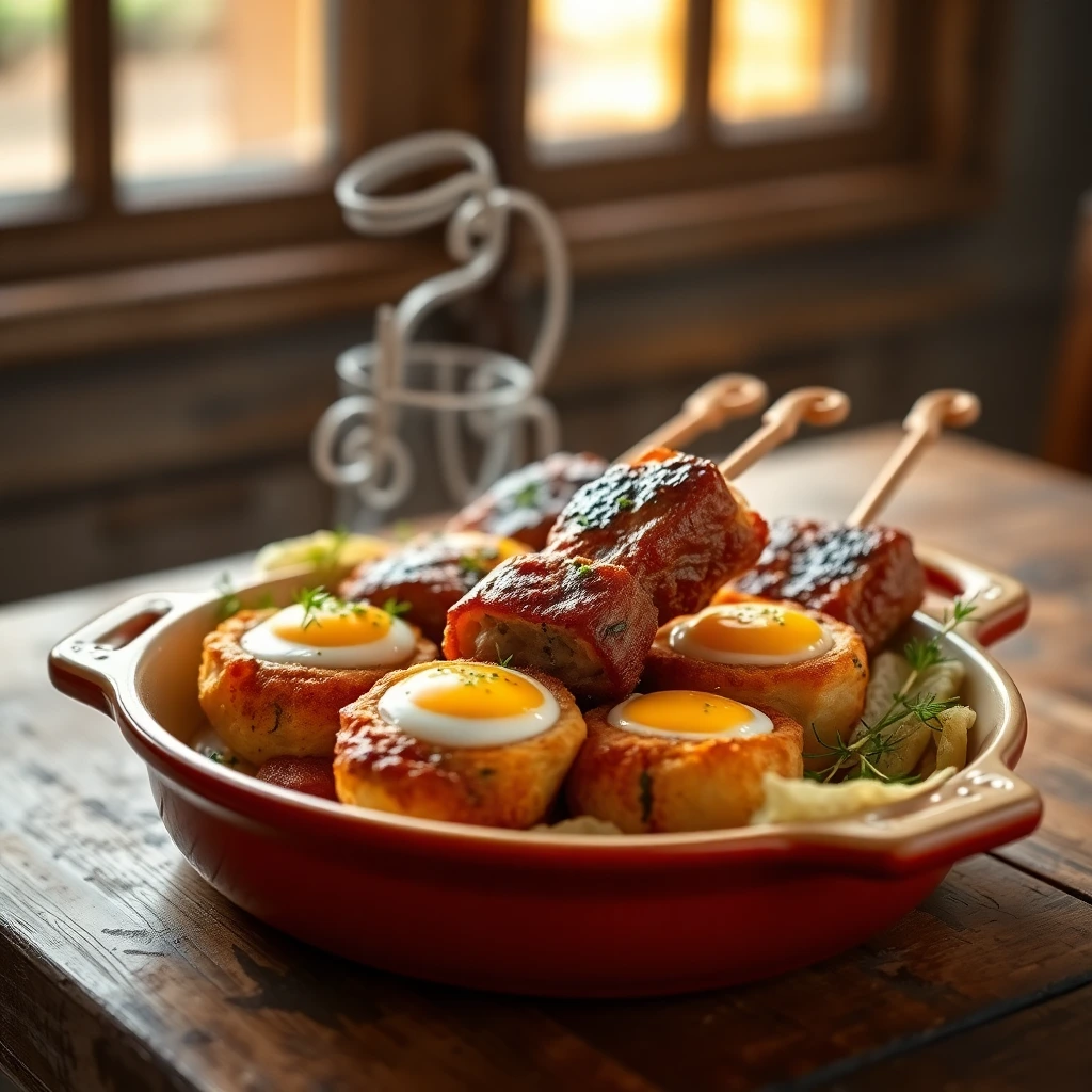 Brochettes de bœuf Romarin-ail