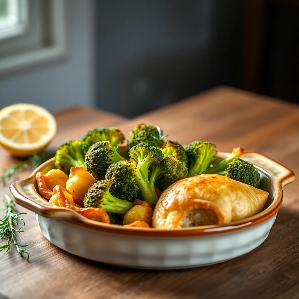 Brocoli rôti Citron & herbes