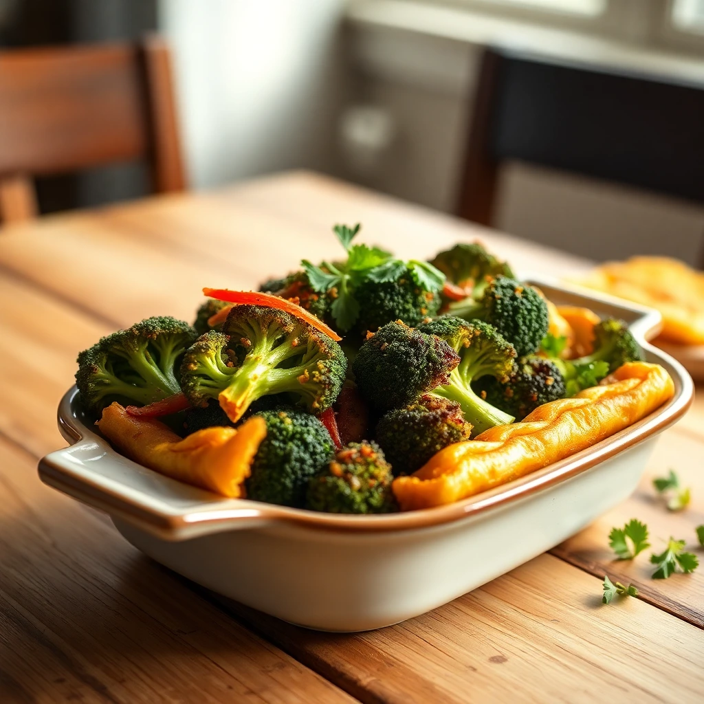 Brocoli rôti Harissa