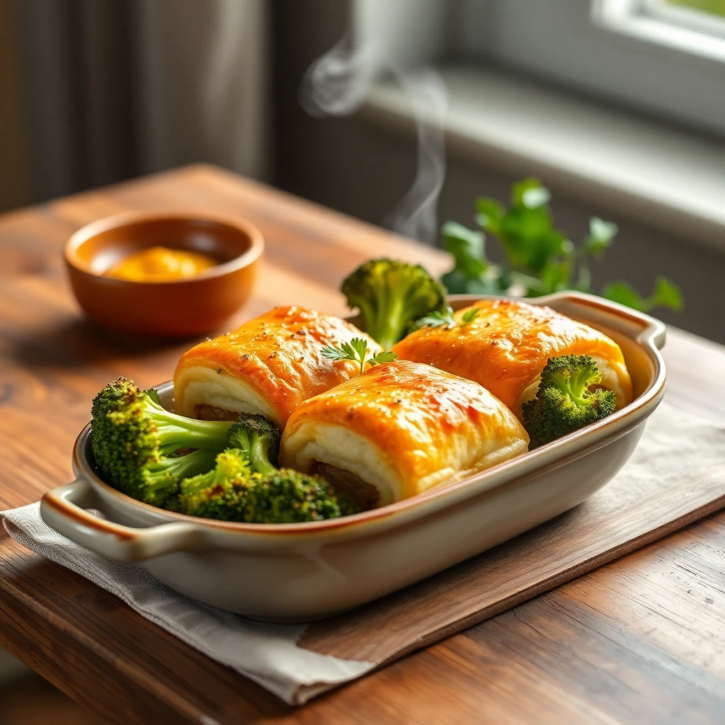 Brocoli rôti Miel-moutarde