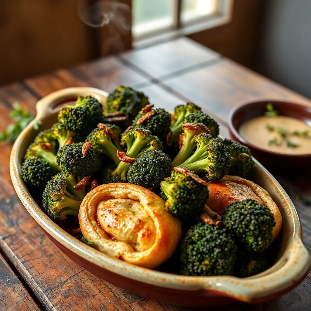 Brocoli rôti Zaatar