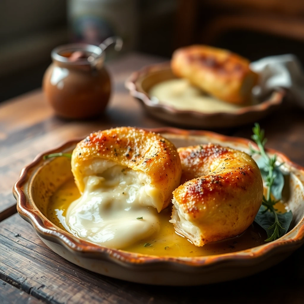 Camembert rôti Ail & parmesan
