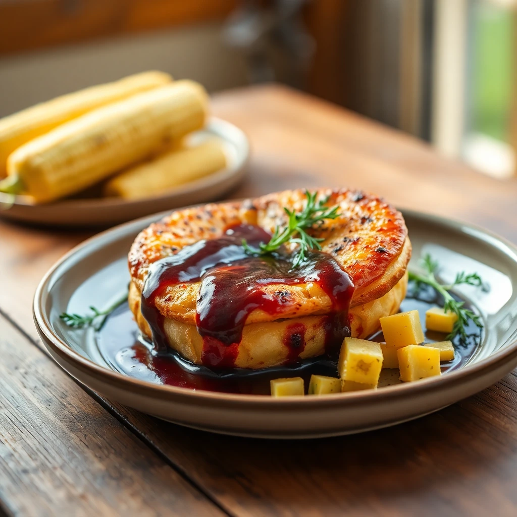 Camembert rôti BBQ fumé