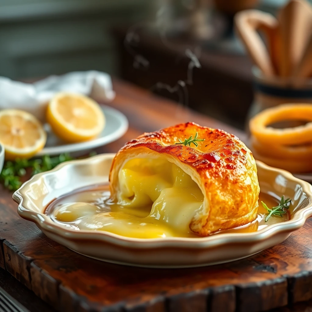 Camembert rôti Citron vert & coriandre