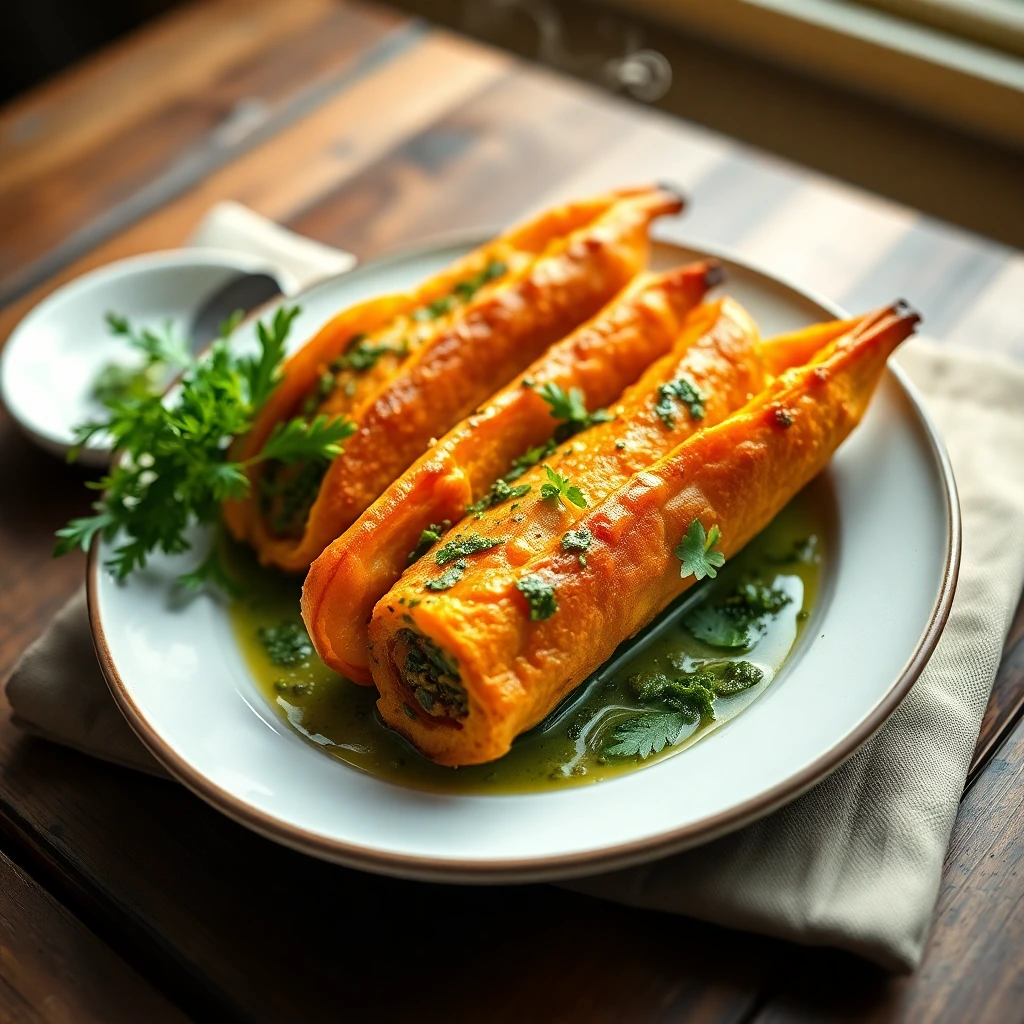 Carottes rôties Chimichurri