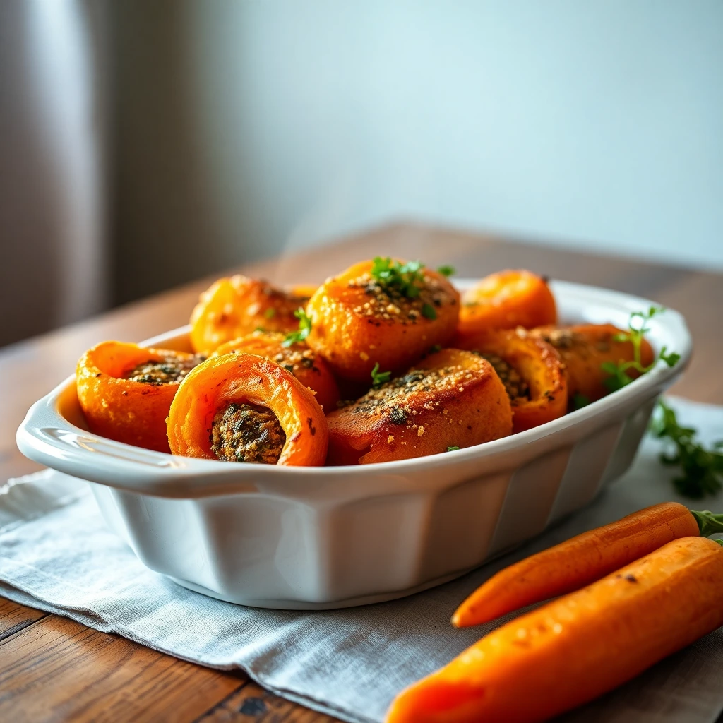 Carottes rôties Zaatar
