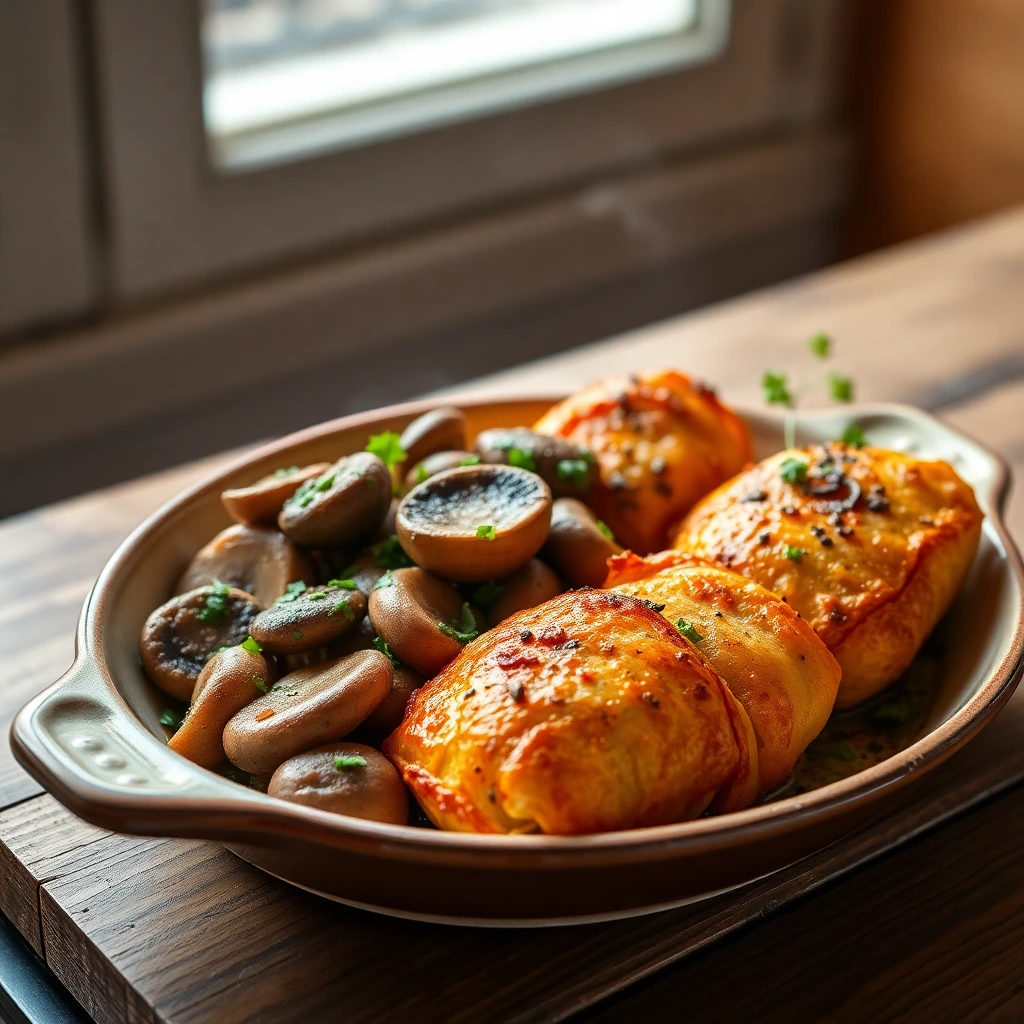 Champignons sautés Chimichurri