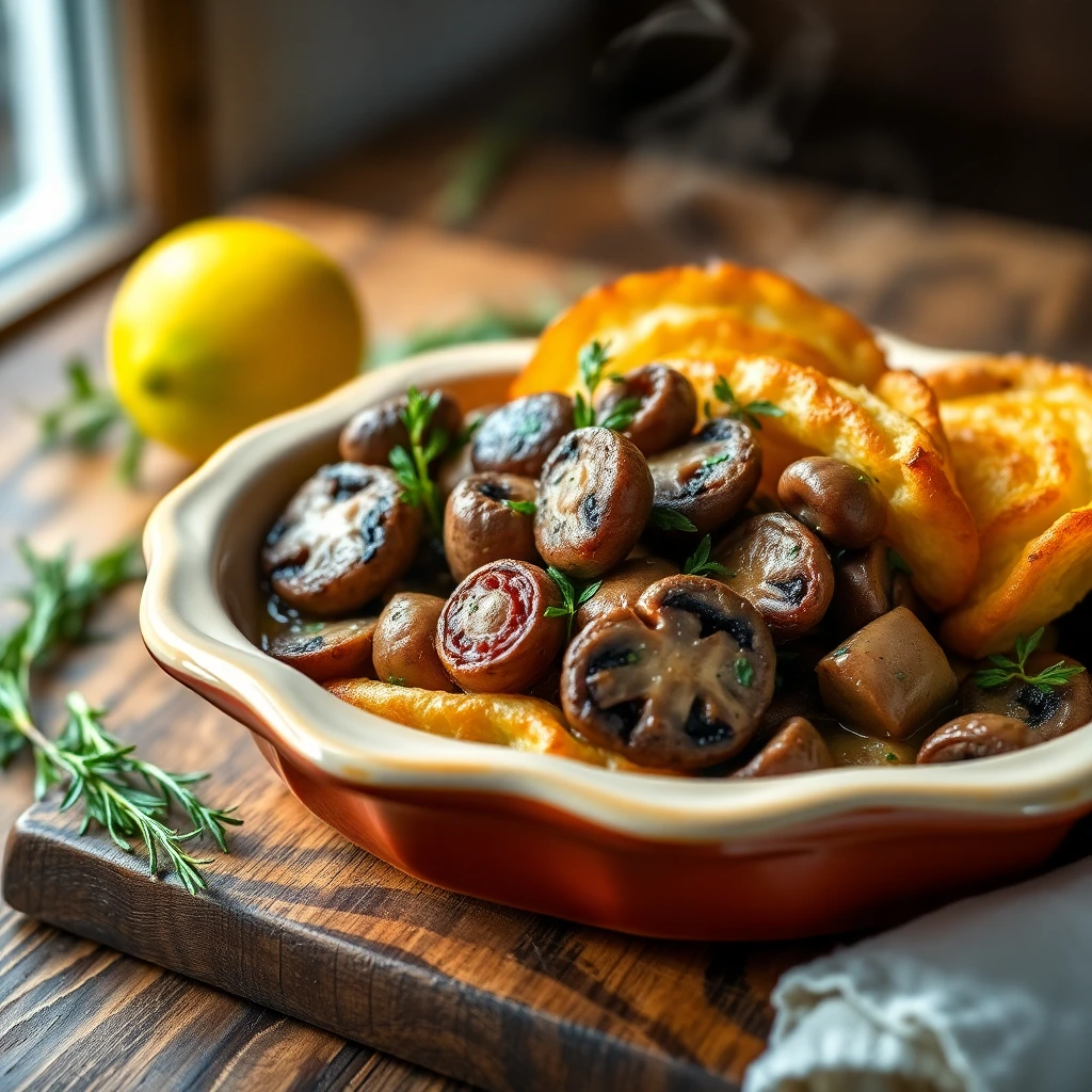 Champignons sautés Citron & herbes