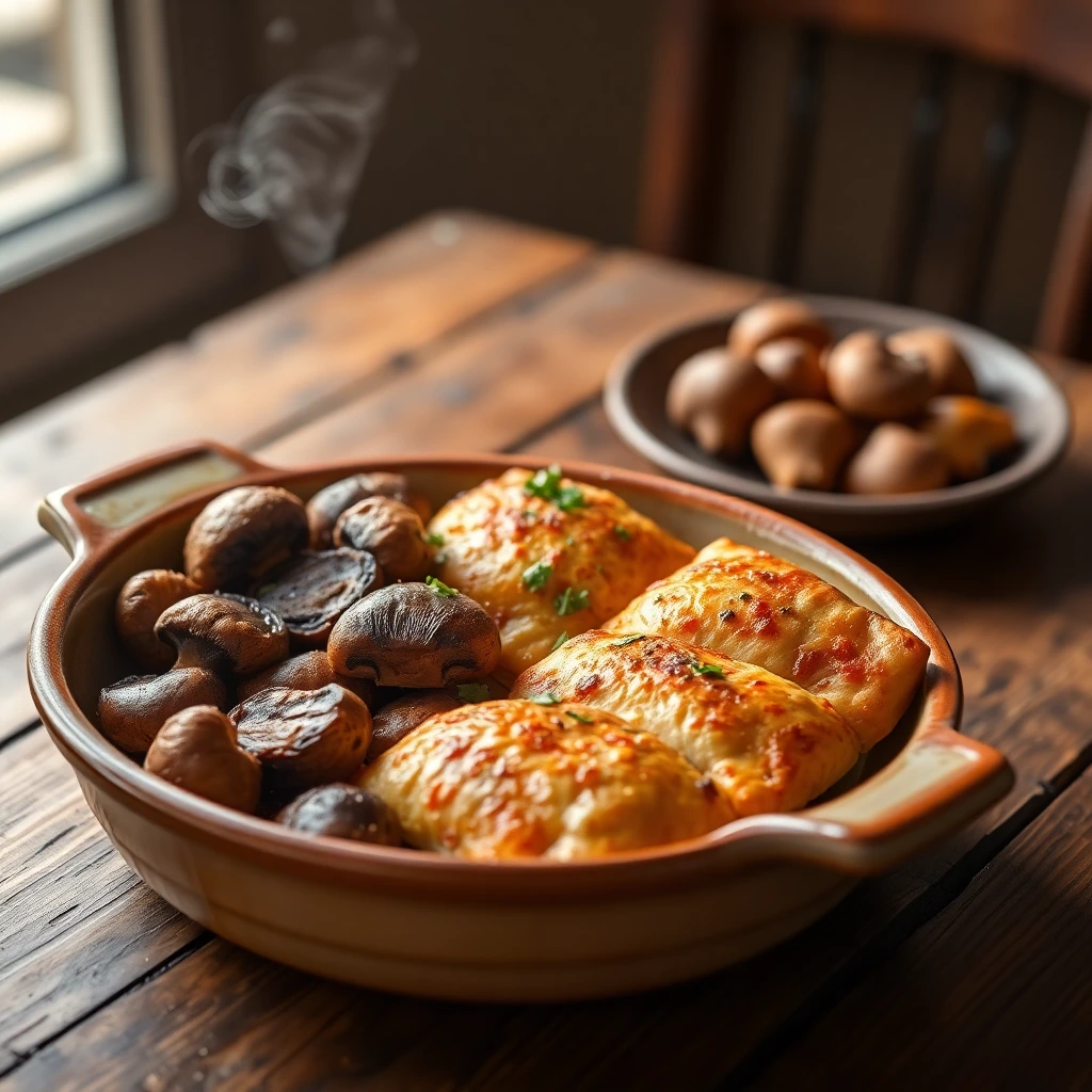Champignons sautés Harissa