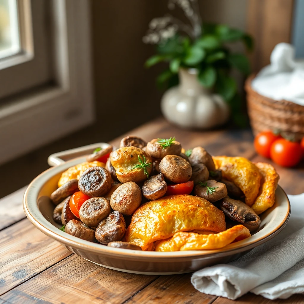 Champignons sautés Méditerranéen