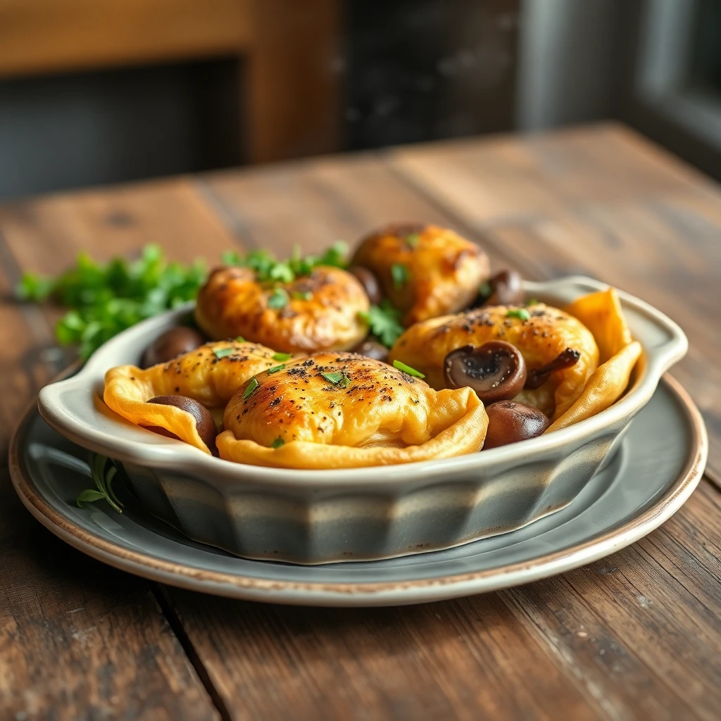 Champignons sautés Miel-moutarde