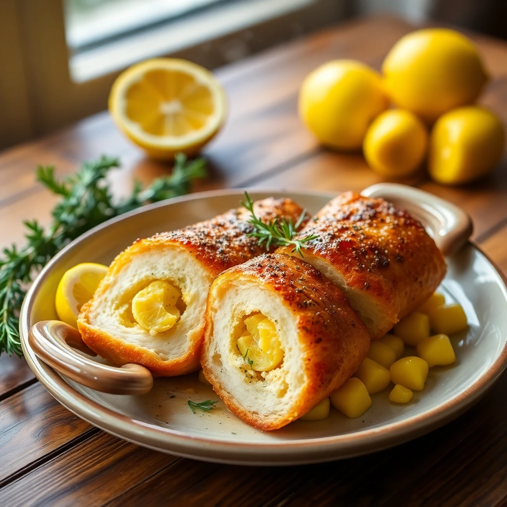 Cordon bleu maison Citron & herbes