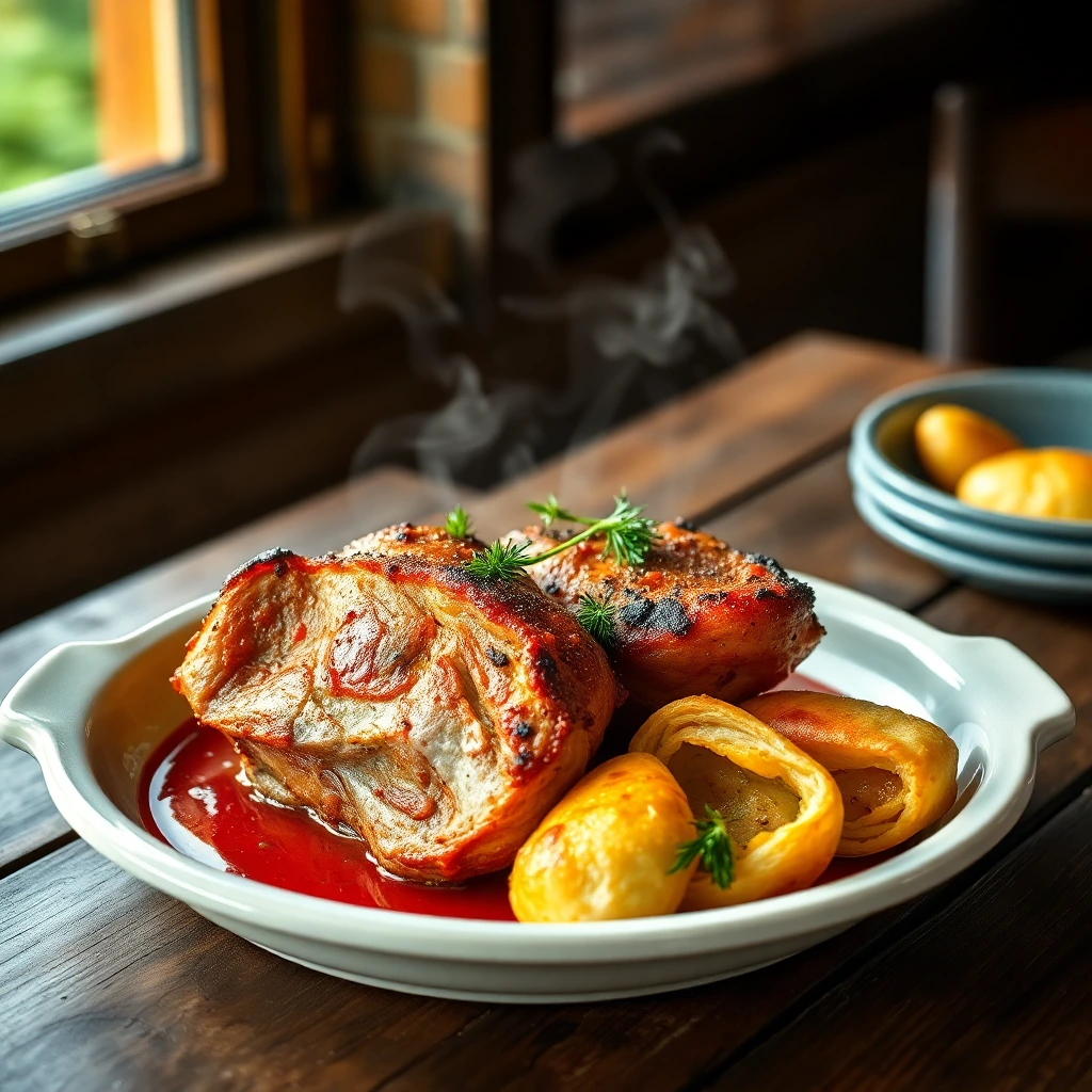 Côte de porc Buffalo