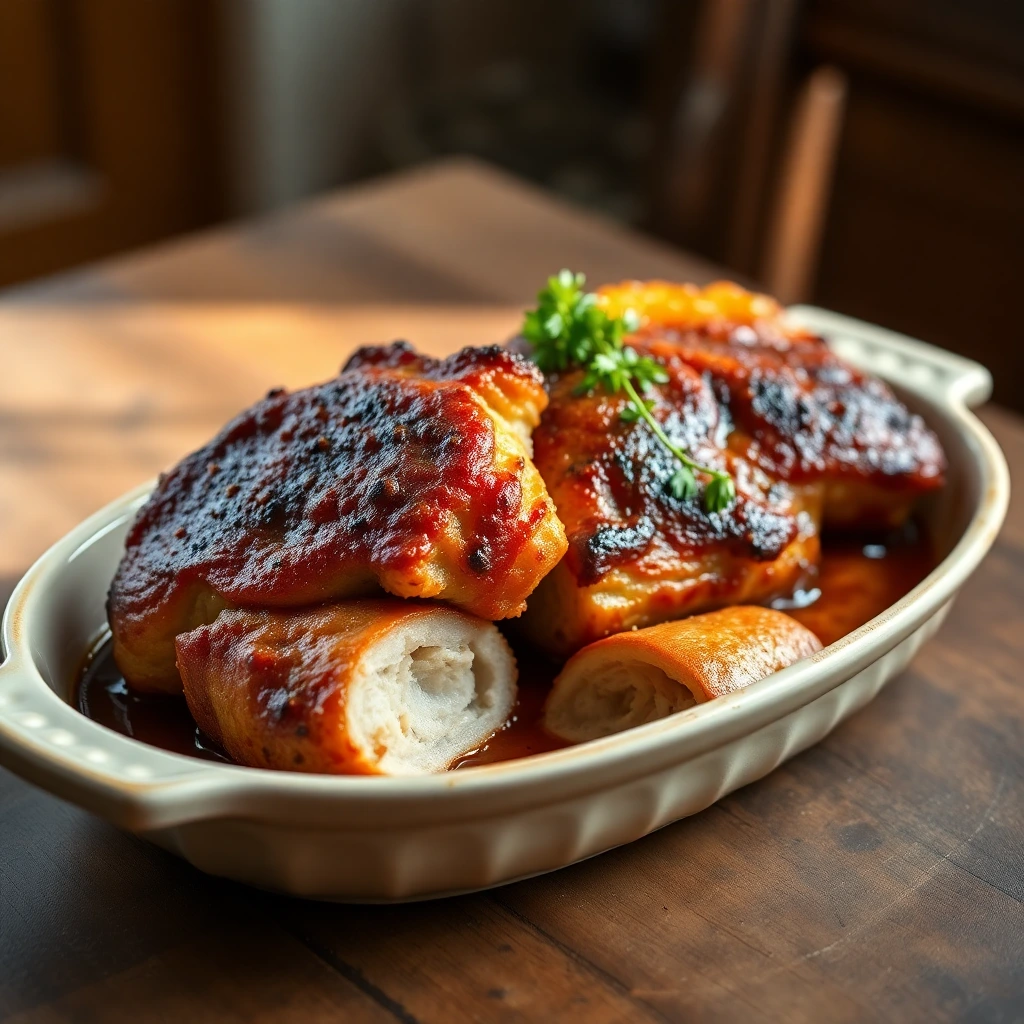 Côte de porc Cajun épicé