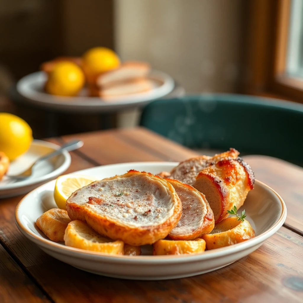 Côte de porc Citron-poivre