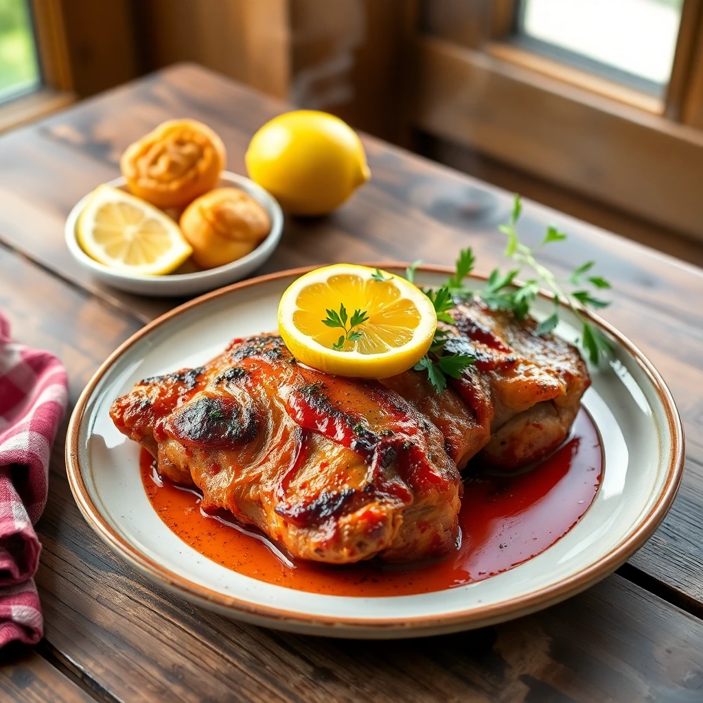 Côte de porc Piri-piri