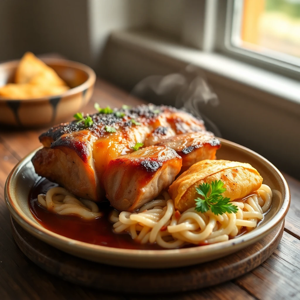 Côte de porc Teriyaki