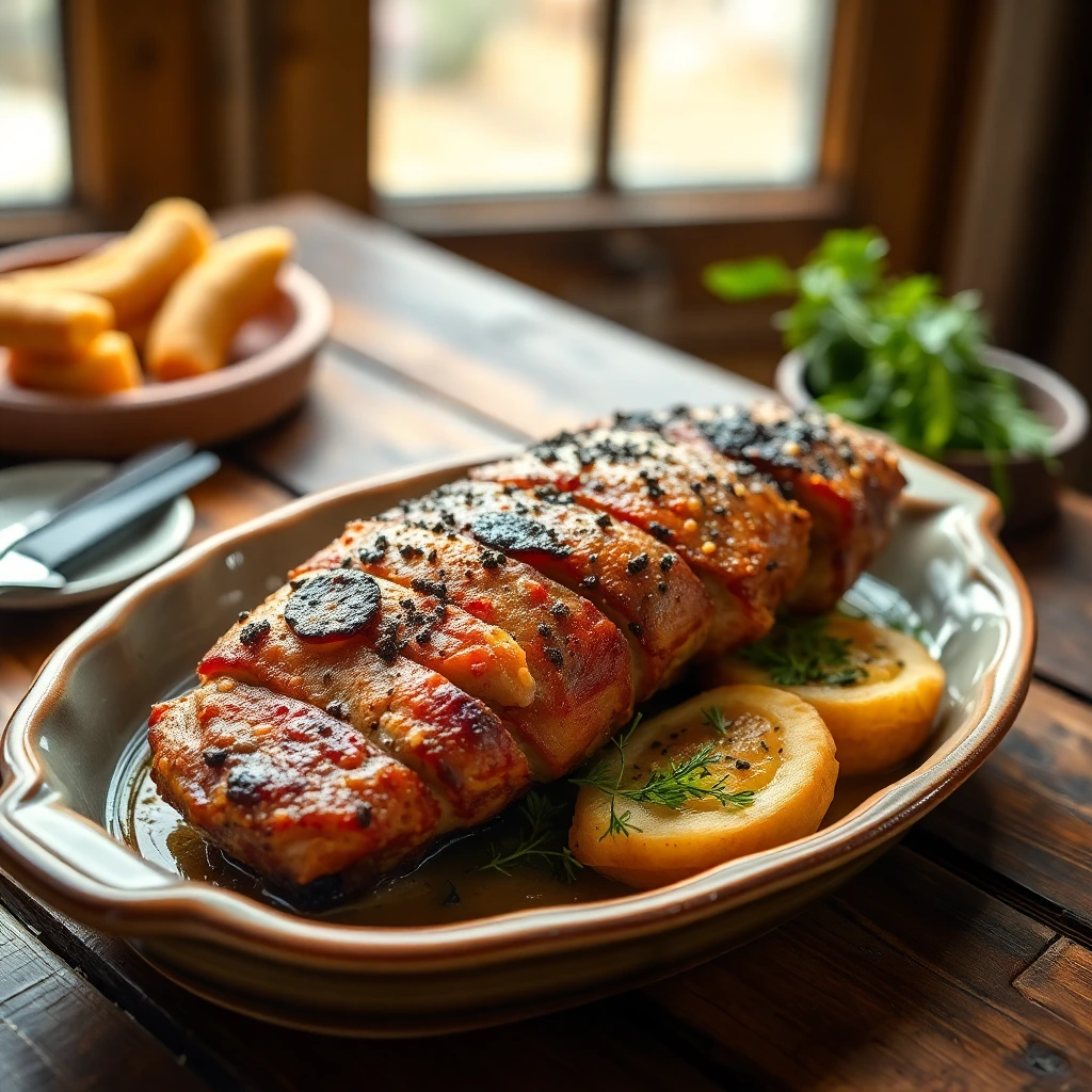 Côte de porc Zaatar