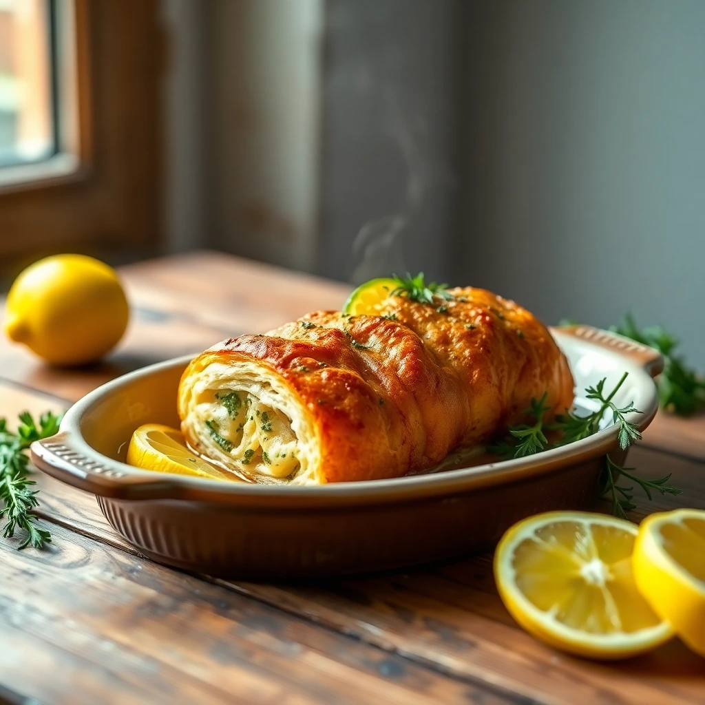 Courge rôtie Citron & herbes