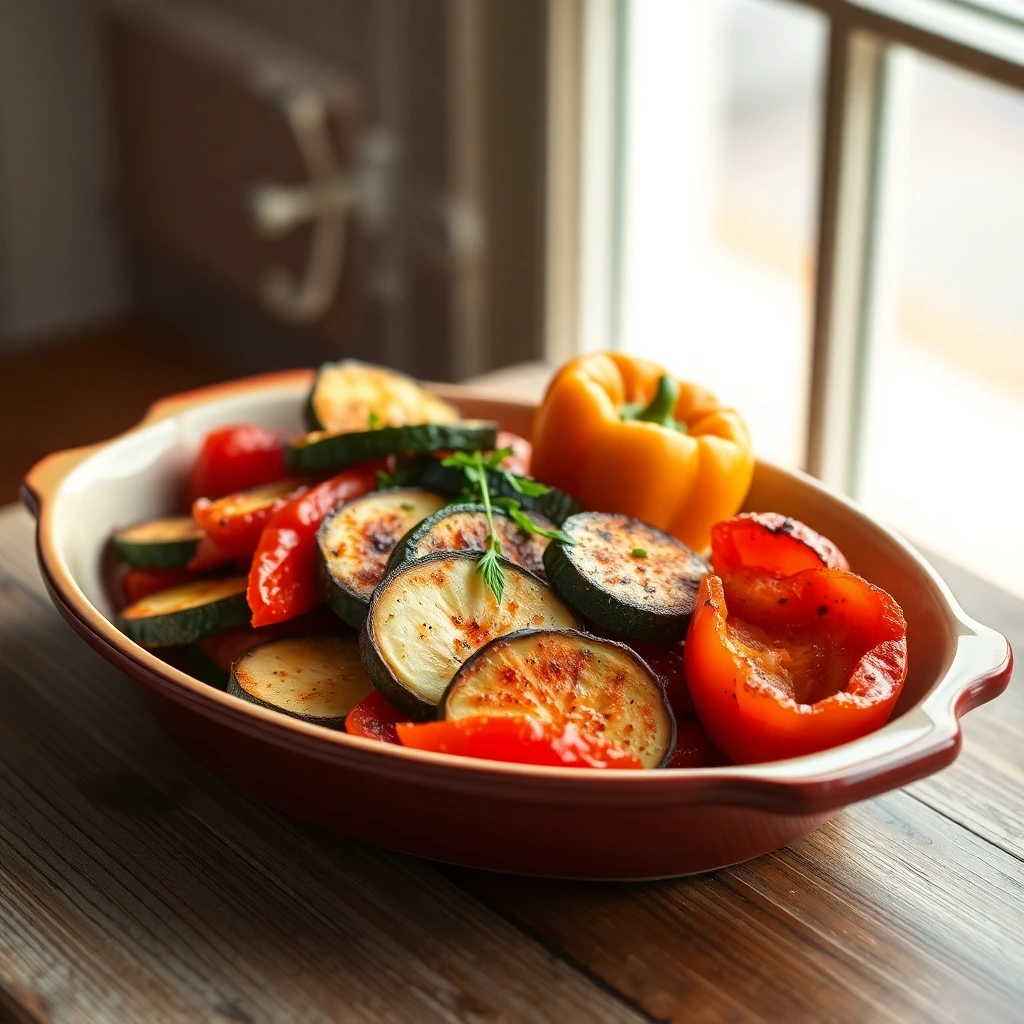 Courgettes & poivrons au paprika fumé